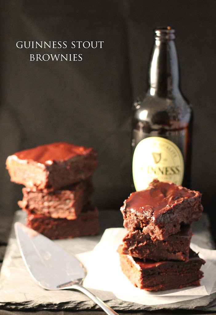 GUINNESS CHOCOLATE STOUT BROWNIES